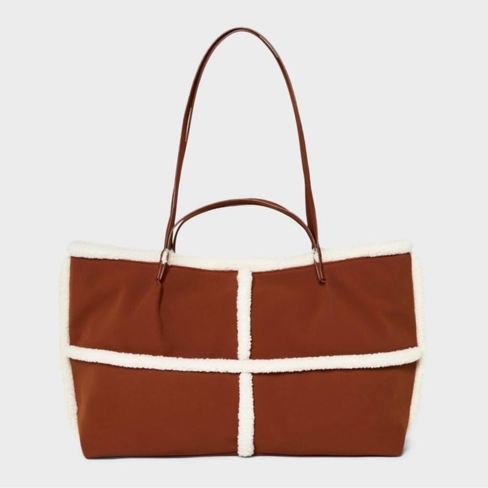 Shapes Craft Tote Handbag - Universal Thread Cognac - Picture 3 of 7